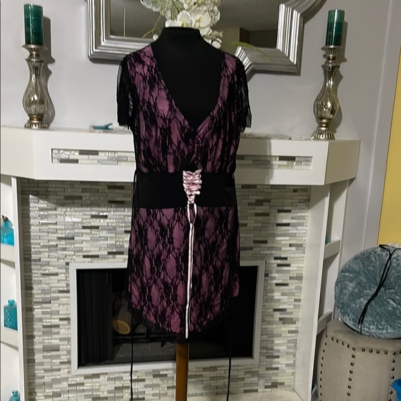 NWT Dare To Wear Victorian Gothic Boho Women's Plus Size Corset Top 3X - Picture 5 of 12